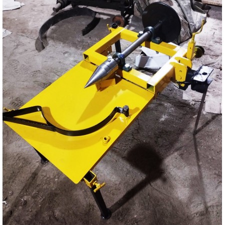 Дровокол Гарпун для мотоблока та мототрактора із підставкою та підніжами